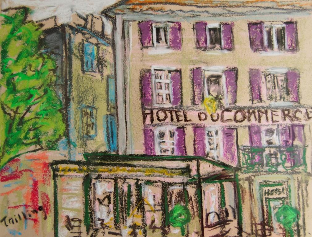 Hotel Du Commerce Pont-Saint-Esprit Eksteriør bilde